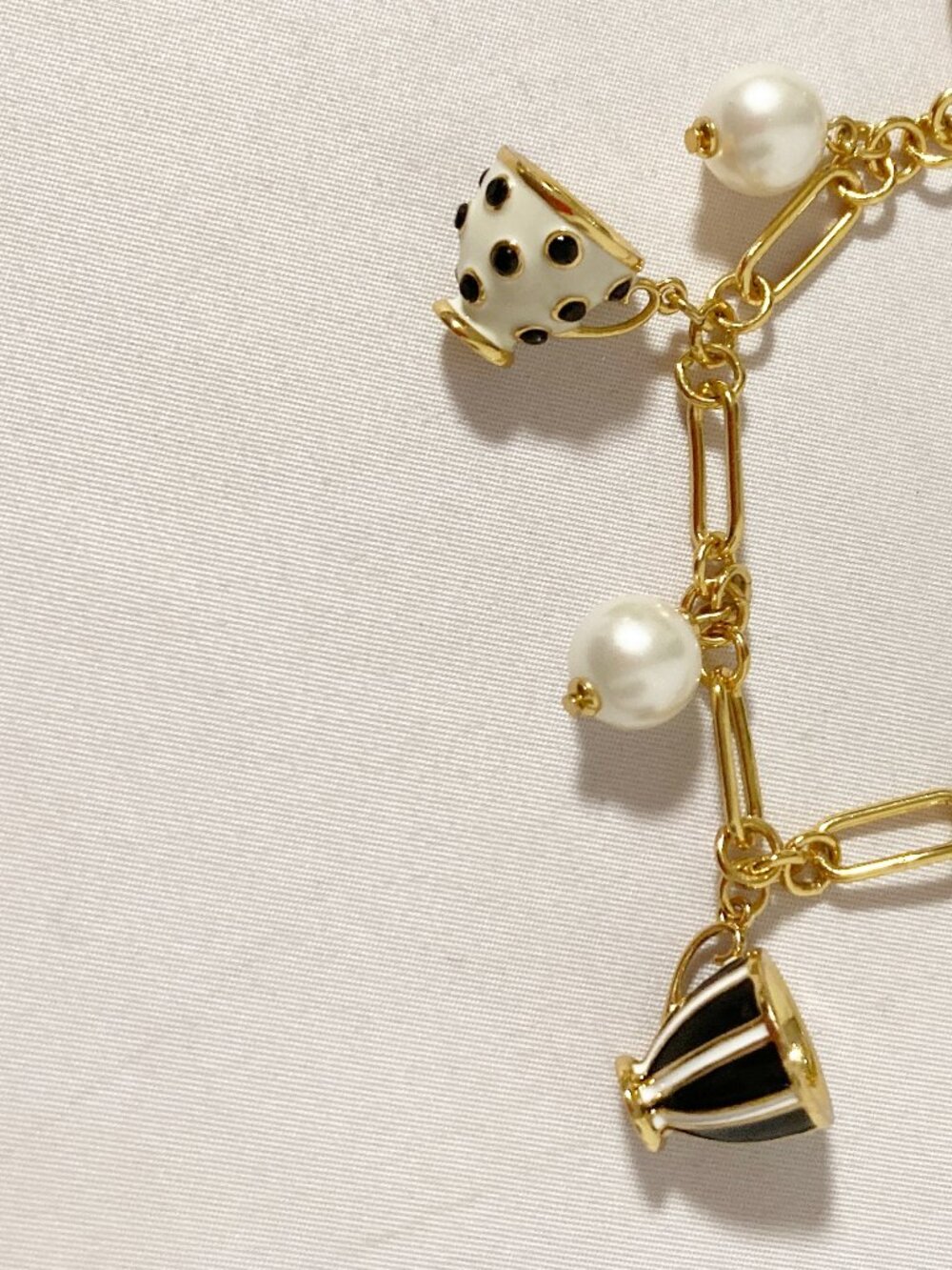 Kate Spade Alice in Wonderland Teacup Charm Bracelet - Picture 3 of 6
